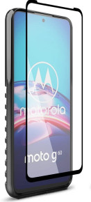 Скрийн протектор от закалено стъкло 5D FULL SCREEN  Full Glue напълно залепващ за Motorola Moto G60